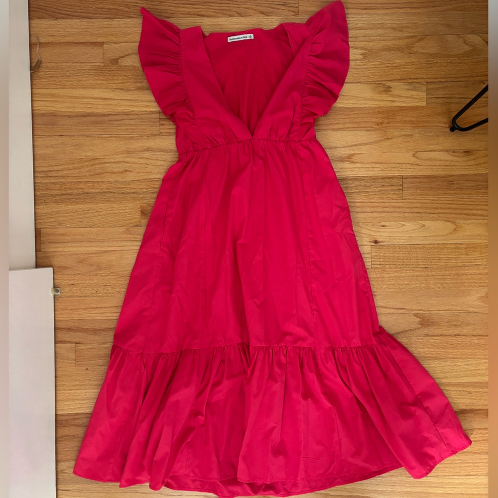 Abercrombie & Fitch Pink Maxi Dress